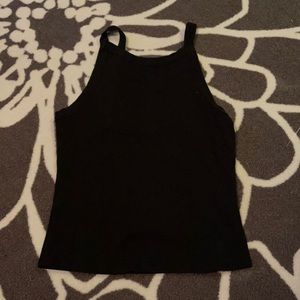 Black crop top